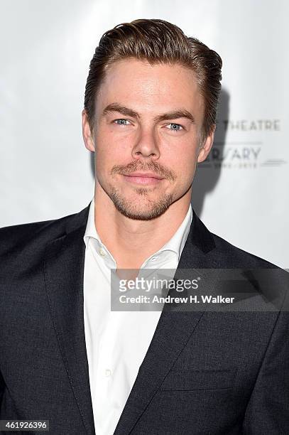 Derek Hough attends American Ballet Theatre's 75th Anniversary Celebration at Alice Tully Hall, Lincoln Center on January 21, 2015 in New York City.
