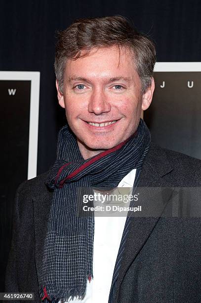 Director Kevin Macdonald attends the "Black Sea" New York Screening at Landmark Sunshine Cinema on January 21, 2015 in New York City.