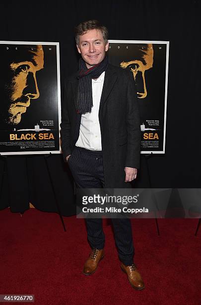 Director Kevin Macdonald attends the "Black Sea" New York screening at Landmark Sunshine Cinema on January 21, 2015 in New York City.