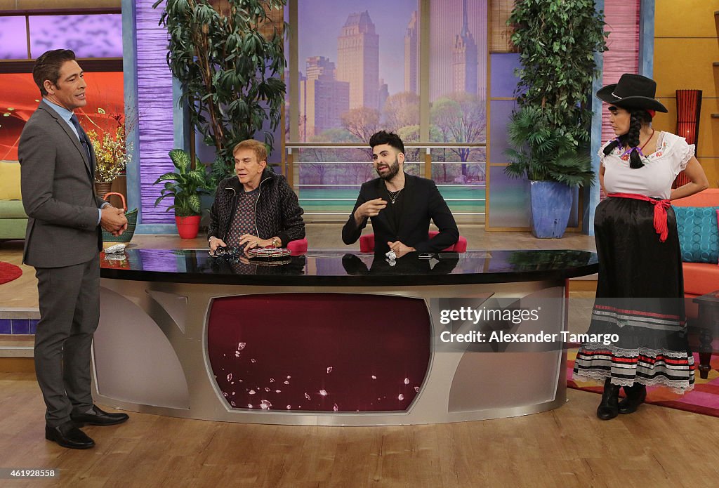 Celebrities On The Set Of Despierta America - January 21, 2015