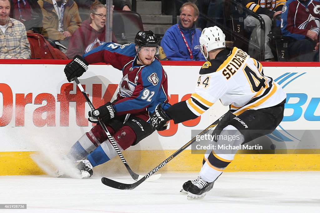 Boston Bruins v Colorado Avalanche