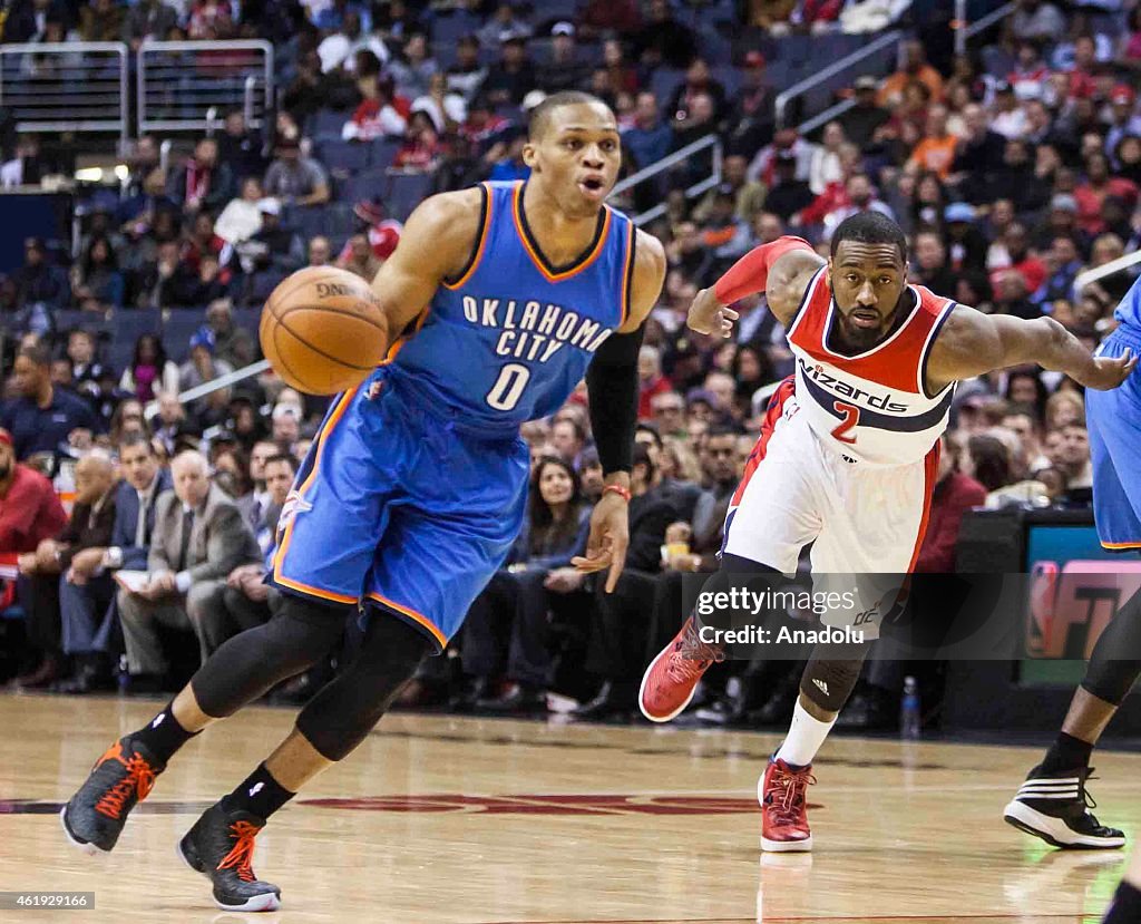 Oklahoma City Thunder v Washington Wizards