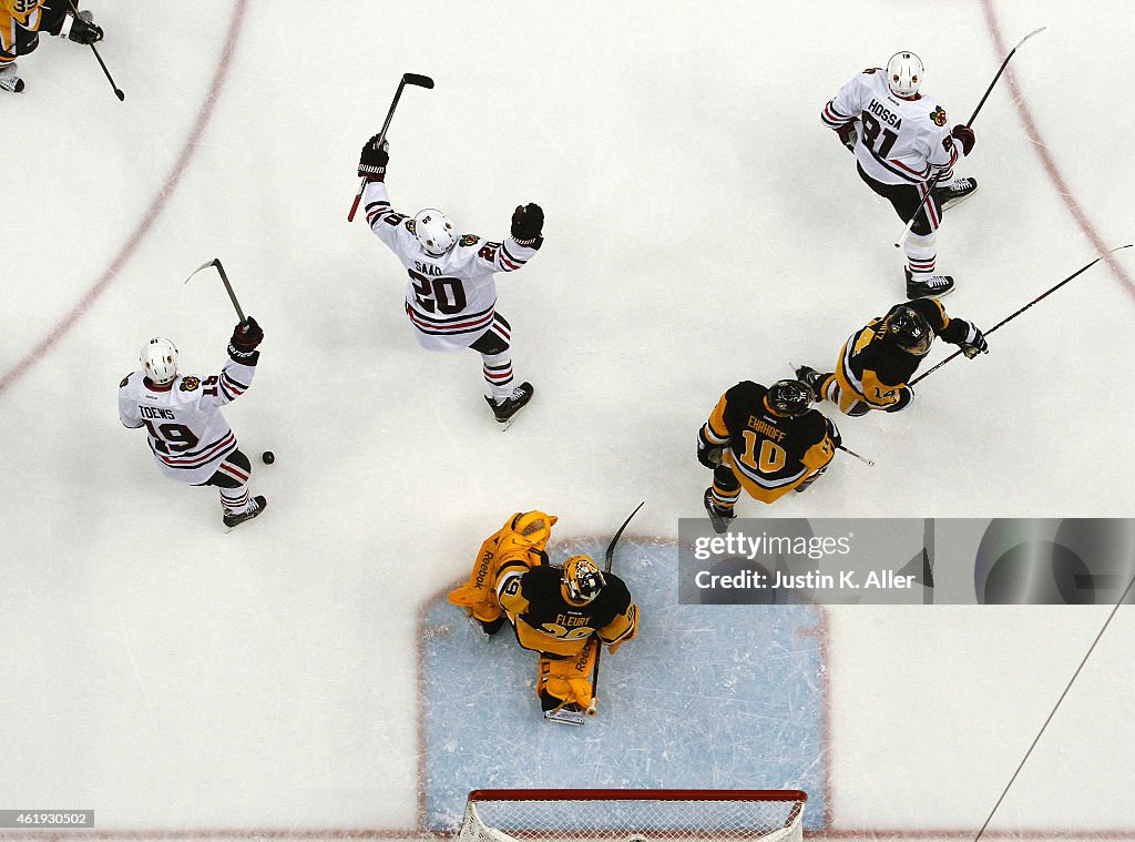 Chicago Blackhawks v Pittsburgh Penguins