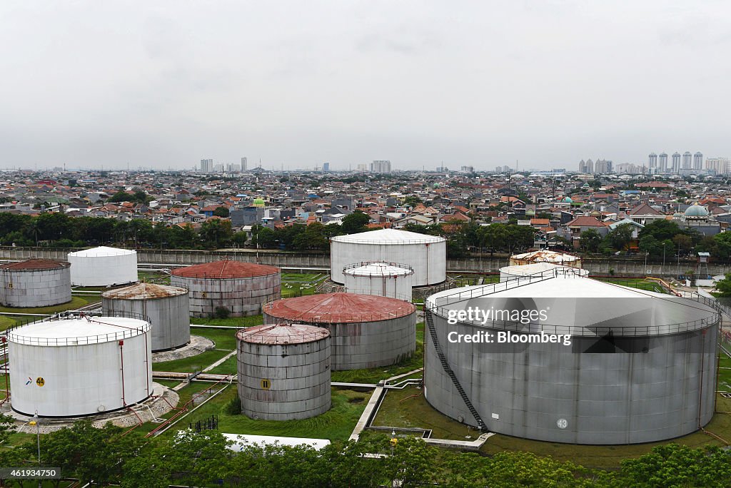 PT Pertamina Storage Tanks And Gas Stations As Indonesia Pushes Revamp in State Enterprise Reform