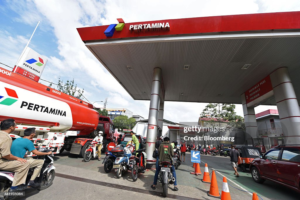 PT Pertamina Storage Tanks And Gas Stations As Indonesia Pushes Revamp in State Enterprise Reform