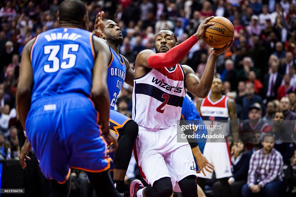 Oklahoma City Thunder v Washington Wizards