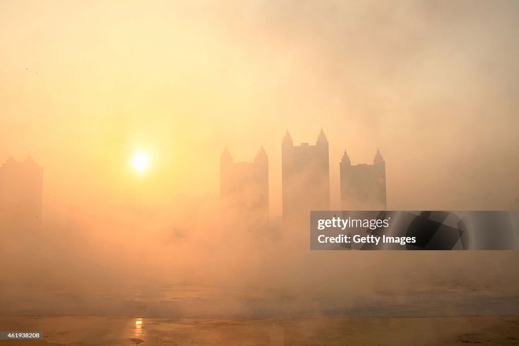 Jilin Heats Up And Smog Comes In Early Morning