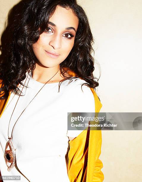 Singer Camelia Jordana is photographed for Grazia on August 28, 2014 in Paris, France.