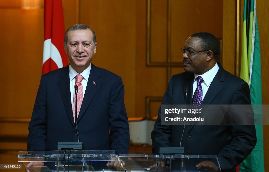 Turkish President Erdogan in Ethiopia
