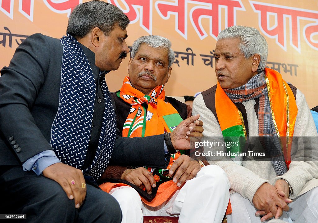 BJP Booth Sanyojak Sammelan For Delhi Assembly Polls