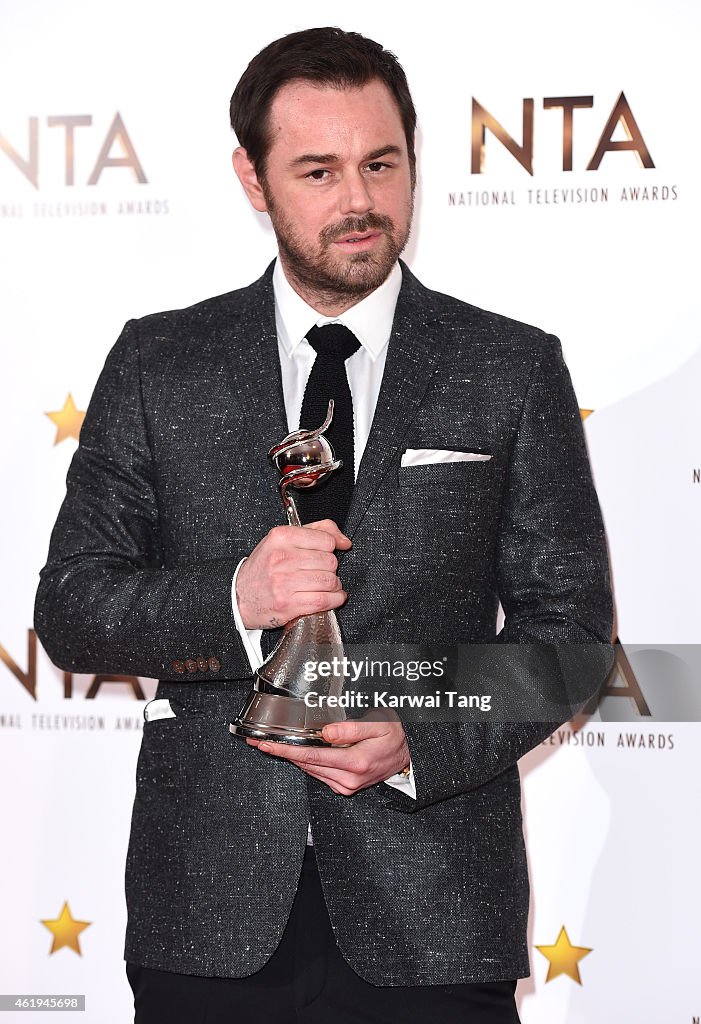 National Television Awards - Winners Room