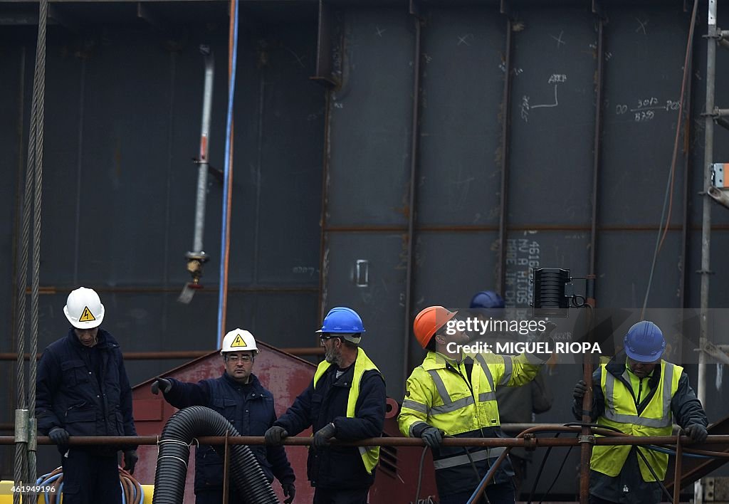 SPAIN-ECONOMY-UNEMPLOYMENT-SHIPYARD