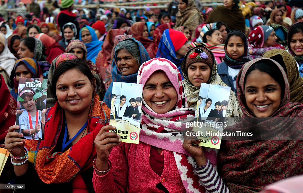 Prime Minister Narendra Modi Launches Beti Bachao Beti Padhao Campaign