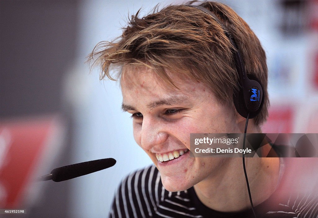 Martin Odegaard Officially Unveiled At Real Madrid