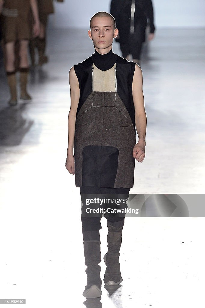 Rick Owens - Mens Fall 2015 Runway - Paris Menswear Fashion Week