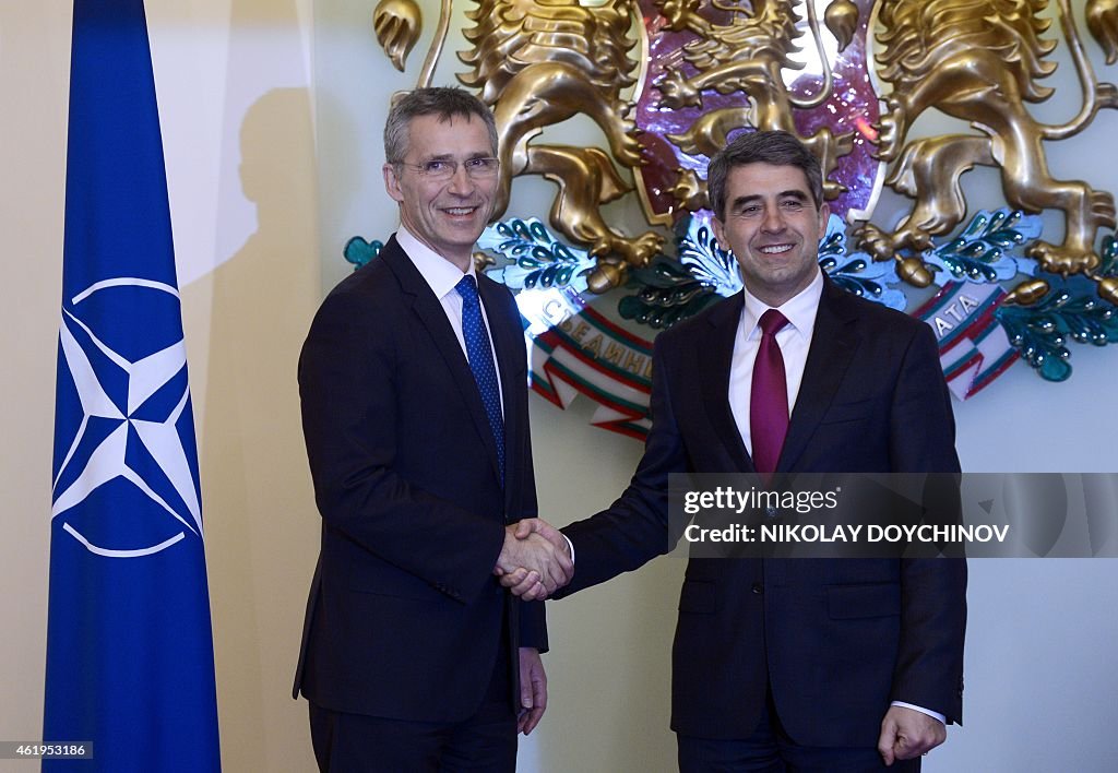 BULGARIA-NATO-DIPLOMACY-DEFENCE-STOLTENBERG-PLEVNELIEV