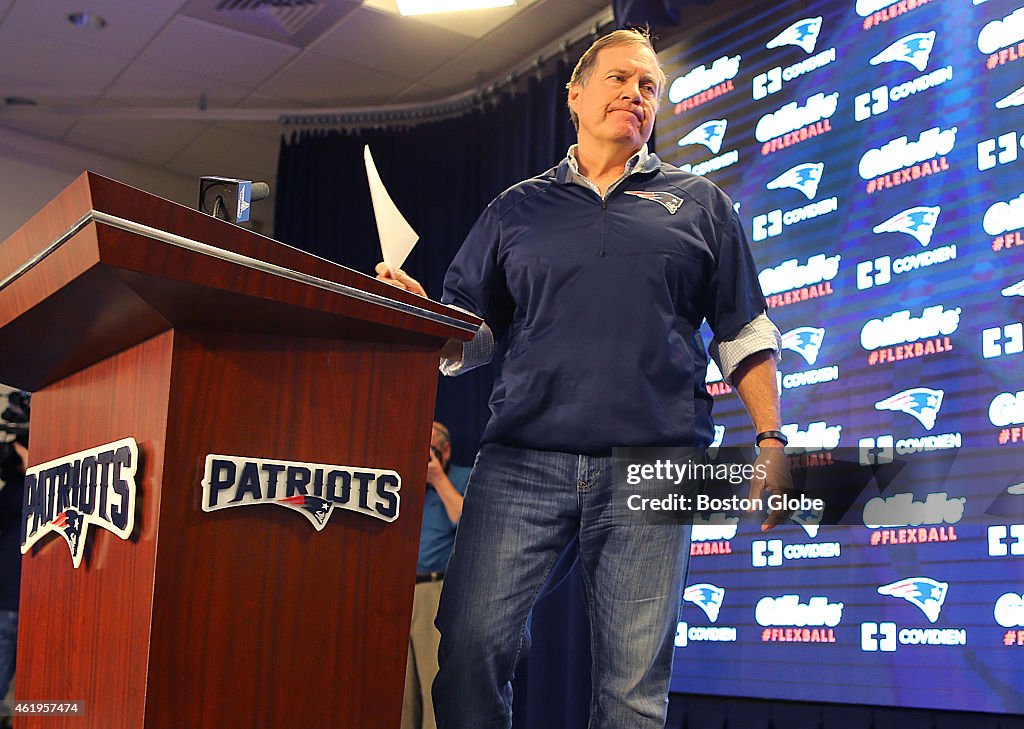 Bill Belichick Says He Has 'No Explanation' For Deflategate