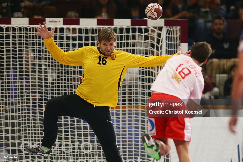 Russia v Denmark  - 24th Men's Handball World Championship