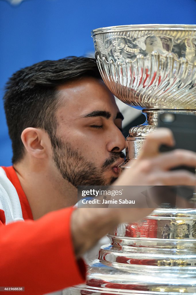 2015 NHL All-Star Game - Trophy Display