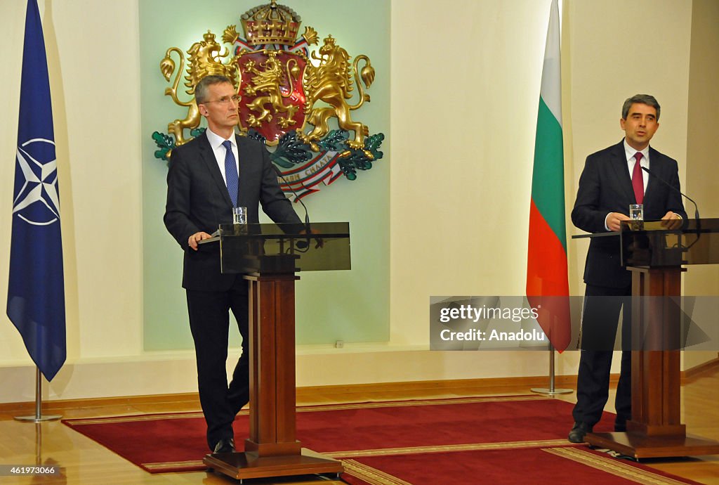 Secretary General of NATO Jens Stoltenberg in Bulgaria