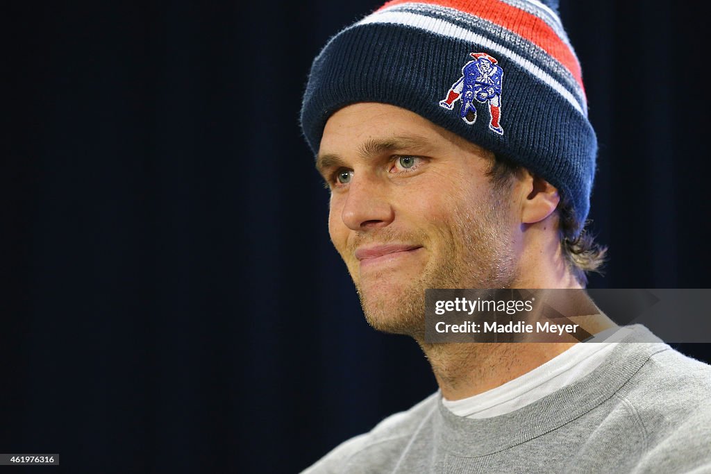 New England Patriots Quarterback Tom Brady - Press Conference