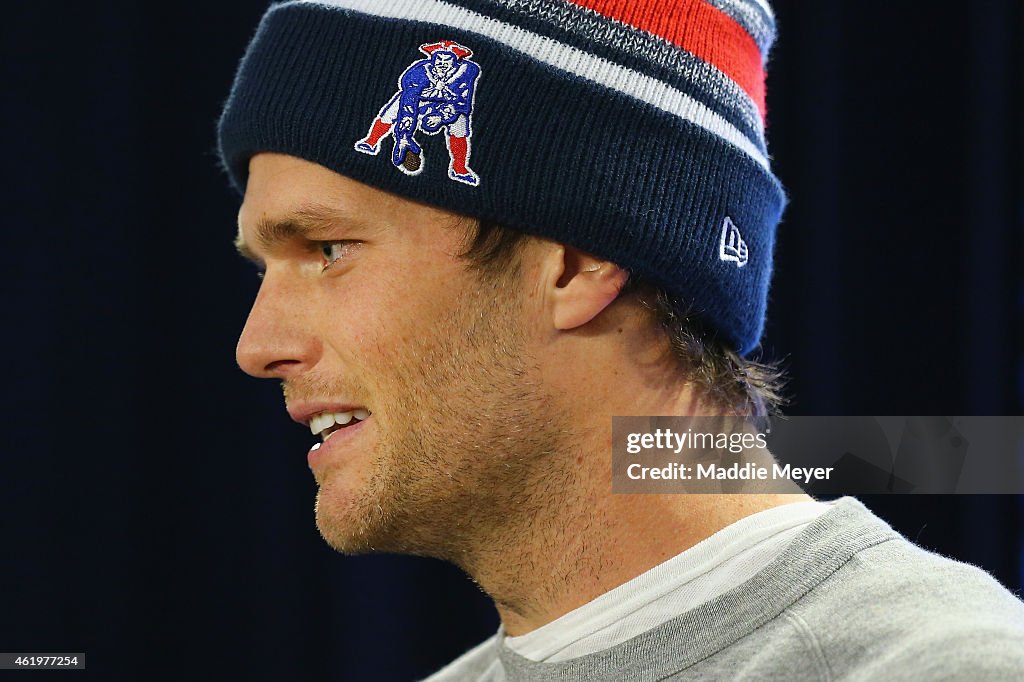 New England Patriots Quarterback Tom Brady - Press Conference