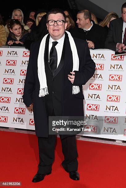 Perry Benson attends the National Television Awards at 02 Arena on January 21, 2015 in London, England.