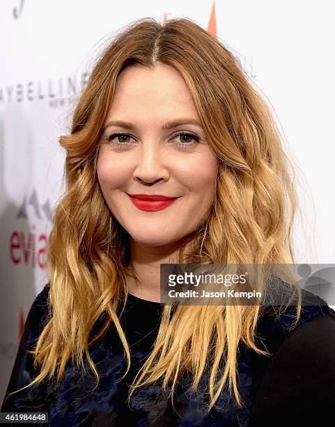 Actress Drew Barrymore attends The DAILY FRONT ROW "Fashion Los Angeles Awards" Show at Sunset Tower on January 22, 2015 in West Hollywood,...
