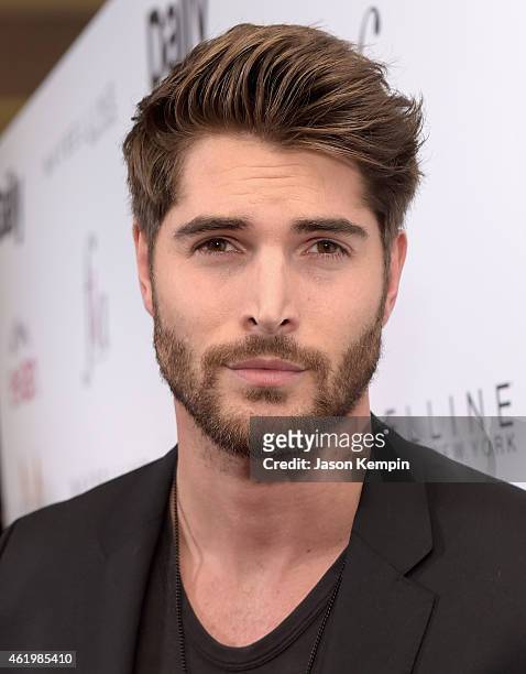 Model Nick Bateman attends The DAILY FRONT ROW 