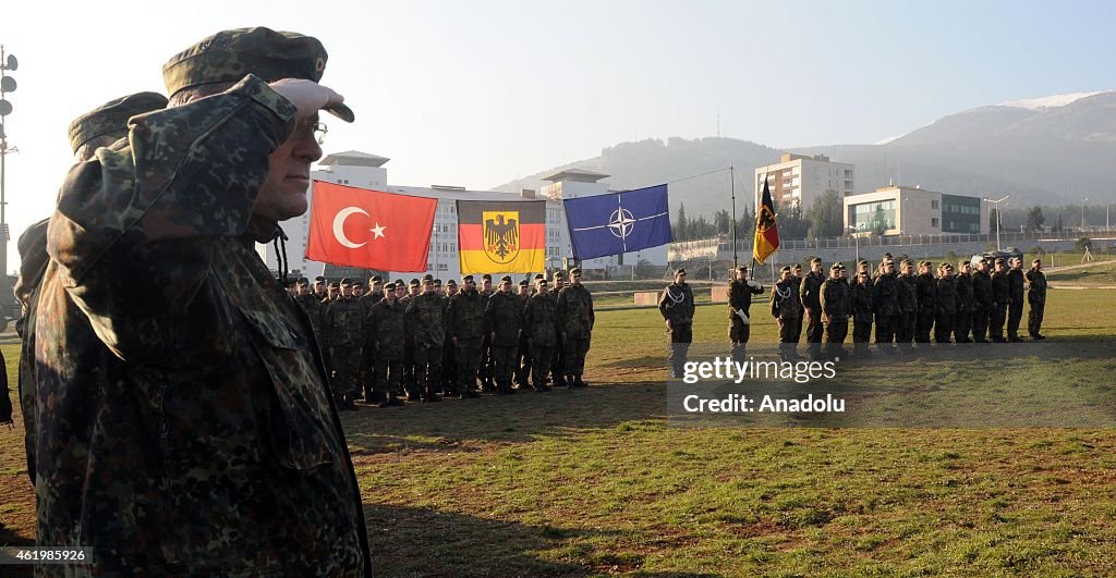 Handover ceremony at German patriot deployment in Turkey