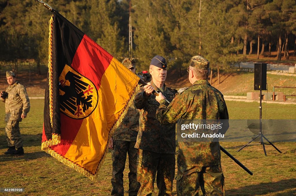 Handover ceremony at German patriot deployment in Turkey