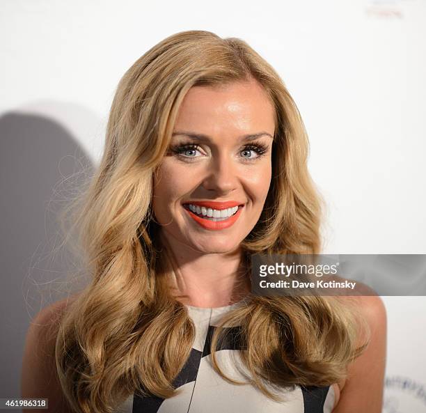Katherine Jenkins attends the VisitBritain Countryside Collection Launch at 121 Varick Street on January 22, 2015 in New York City.