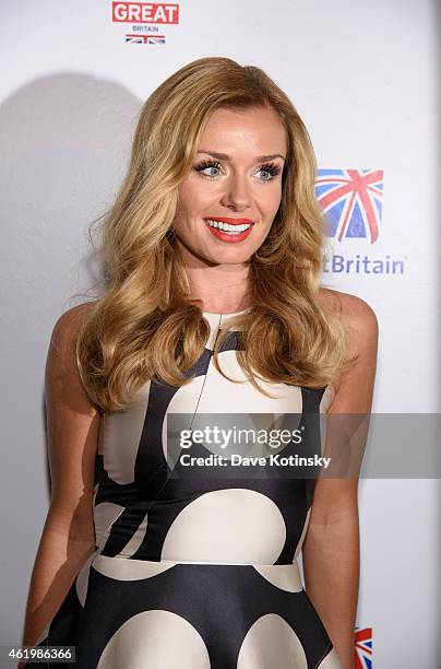 Katherine Jenkins attends the VisitBritain Countryside Collection Launch at 121 Varick Street on January 22, 2015 in New York City.