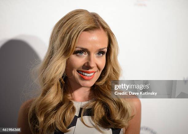 Katherine Jenkins attends the VisitBritain Countryside Collection Launch at 121 Varick Street on January 22, 2015 in New York City.