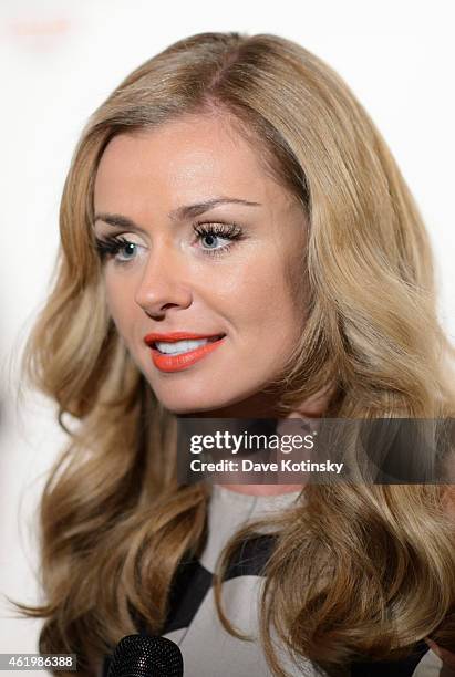 Katherine Jenkins attends the VisitBritain Countryside Collection Launch at 121 Varick Street on January 22, 2015 in New York City.