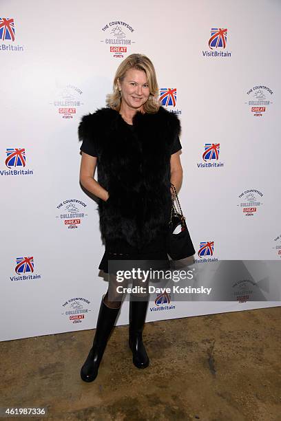 Lady Liliana Cavendish attends the VisitBritain Countryside Collection Launch at 121 Varick Street on January 22, 2015 in New York City.