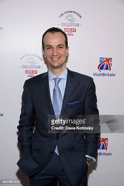 British Consul General Danny Lopez attends the VisitBritain Countryside Collection Launch at 121 Varick Street on January 22, 2015 in New York City.