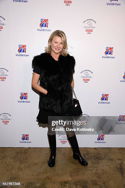 Lady Liliana Cavendish attends the VisitBritain Countryside Collection Launch at 121 Varick Street on January 22, 2015 in New York City.