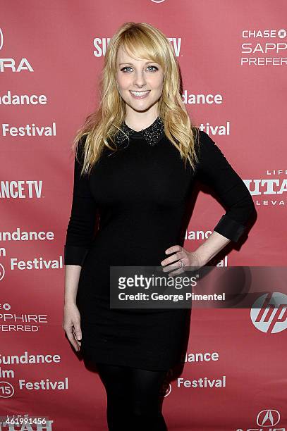 Actress Melissa Rauch attends "The Bronze" Premiere at the Eccles Center Theatre during the 2015 Sundance Film Festival on January 22, 2015 in Park...