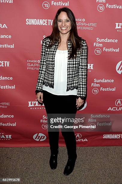 Producer Stephanie Langhoff attends "The Bronze" Premiere at the Eccles Center Theatre during the 2015 Sundance Film Festival on January 22, 2015 in...