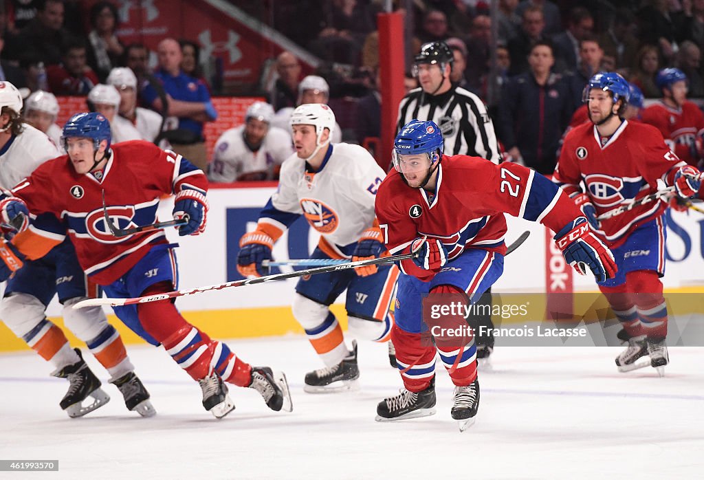 New York Islanders v Montreal Canadiens