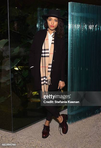 Singer Remi Nicole attends the Alexa Chung for AG Los Angeles launch party at a private residence on January 22, 2015 in Beverly Hills, California.