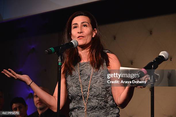 Jeanine Tesori attends the An Artist At The Table: Dinner Program during the 2015 Sundance Film Festival on January 22, 2015 in Park City, Utah.