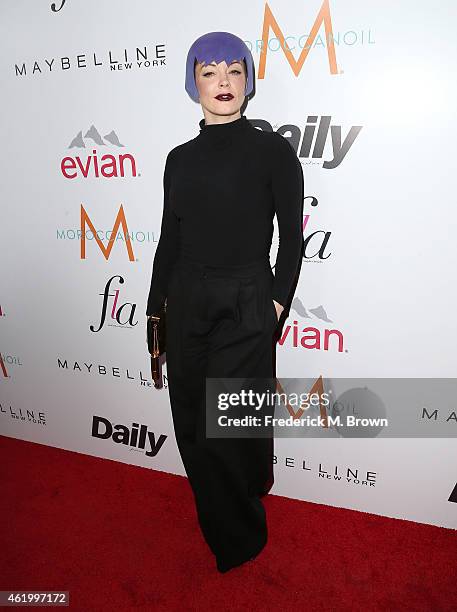 Actress Rose McGowan attends The DAILY FRONT ROW "Fashion Los Angeles Awards" at the Sunset Tower Hotel on January 22, 2015 in West Hollywood,...