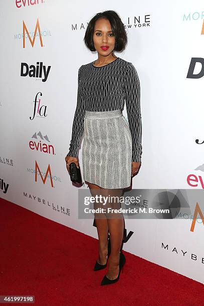 Actress Kerry Washington attends The DAILY FRONT ROW "Fashion Los Angeles Awards" at the Sunset Tower Hotel on January 22, 2015 in West Hollywood,...