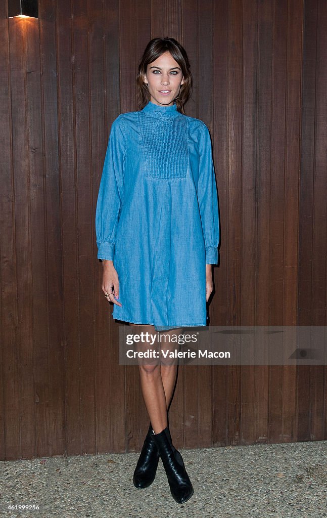 Alexa Chung For AG Los Angeles Launch Party - Arrivals