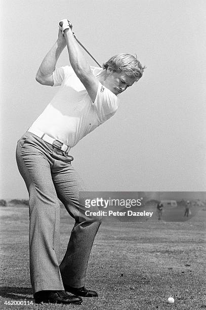 Johnny Miller of the USA during the 106th Open Championship played on the Ailsa Course at Turnberry on July 9, 1977 in Turnberry, Scotland.