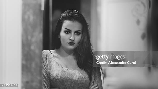 on the mirror - alessandro specchi foto e immagini stock
