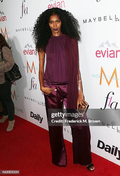 Model Jessica White attends The DAILY FRONT ROW "Fashion Los Angeles Awards" at the Sunset Tower Hotel on January 22, 2015 in West Hollywood,...