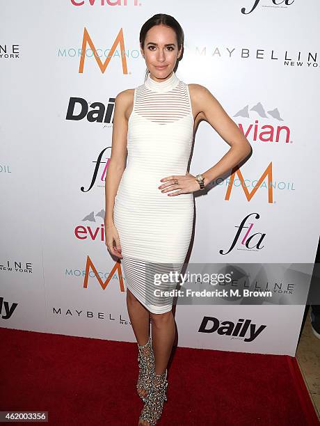 Personality Louise Roe attends The DAILY FRONT ROW "Fashion Los Angeles Awards" at the Sunset Tower Hotel on January 22, 2015 in West Hollywood,...